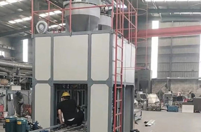 安徽淮北某集團石墨坩堝填充包裝系統