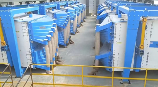 內蒙某企業壓裂砂輸送篩分自動化產線